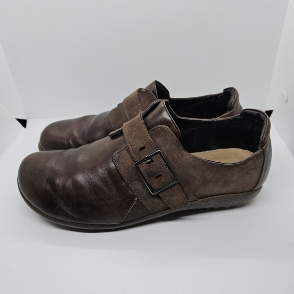 Naot brown leather Tane slip on shoes EU 41 US 10 - Picture 3 of 11